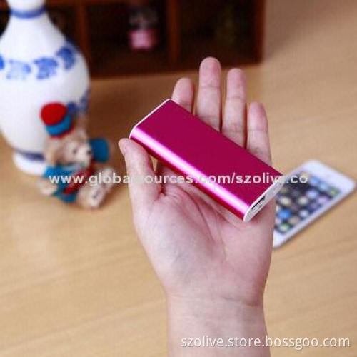 Power Banks, Newest Fashionable Mixed Colors of Olive, 2,000mAh Battery Capacity